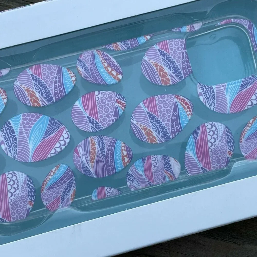 LMNT Phone Case For Iphone 12 mini Multi Color Easter Egg Back Case New in Box